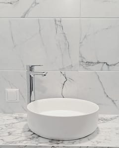 marmor vannituba ümar kraanikauss